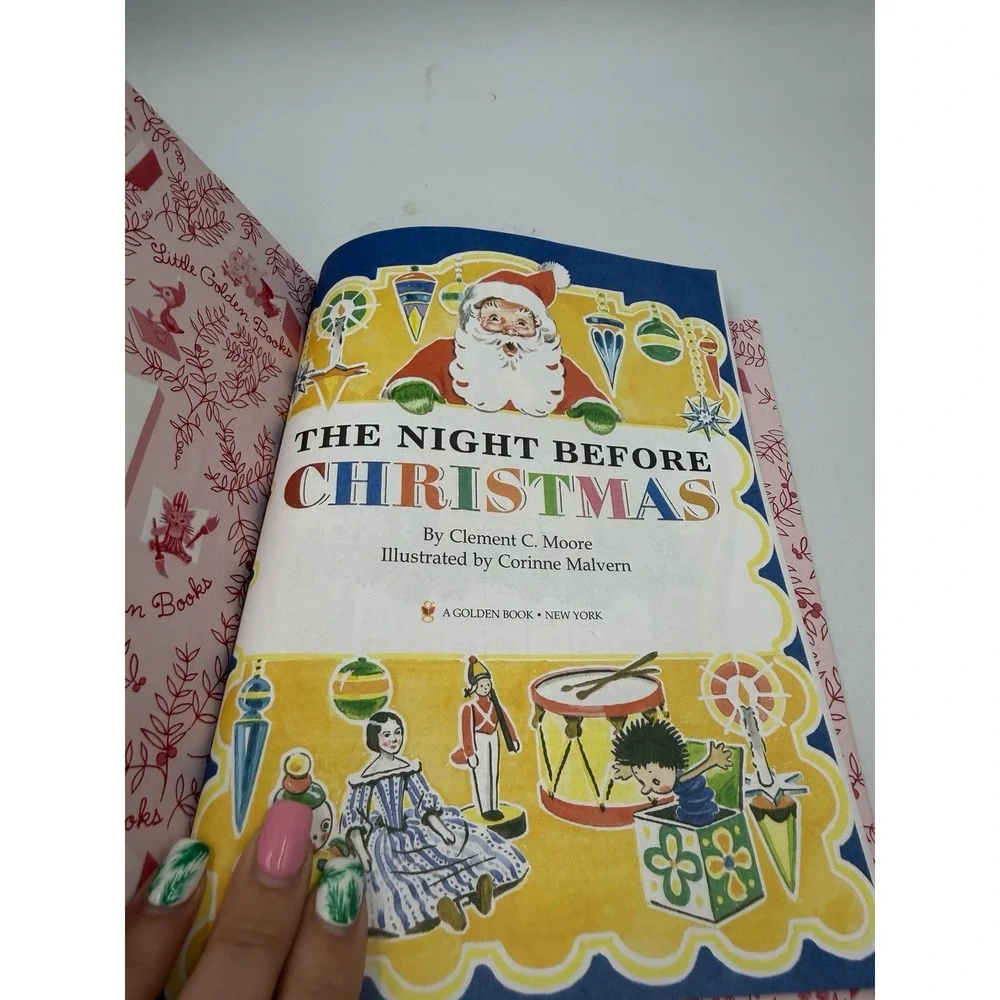 Vintage Little Golden Book - The Night Before Christmas - 1949 Edition